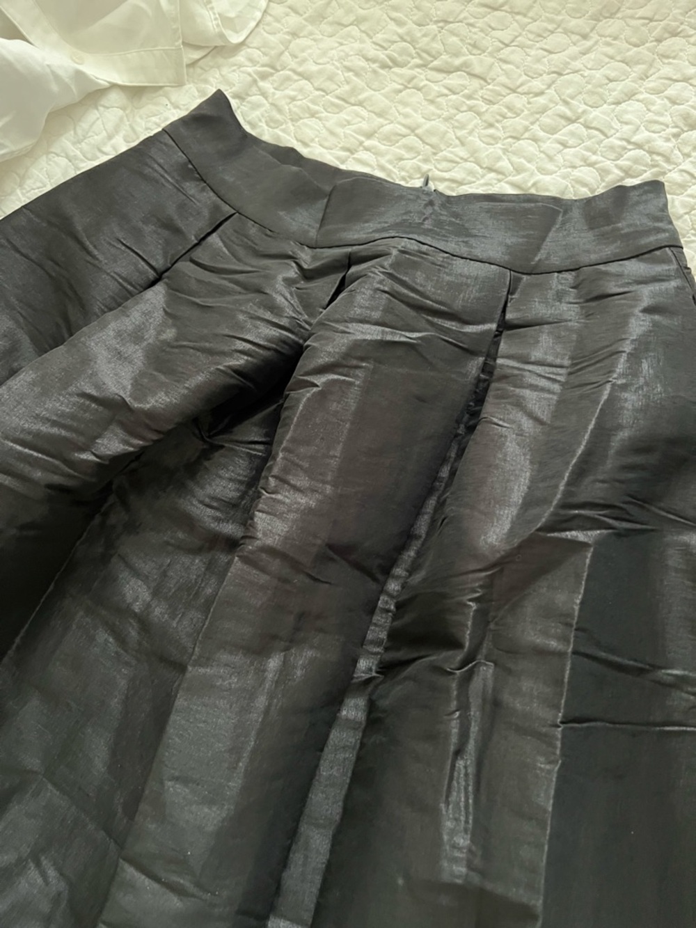 🌻Studio Black A-Line Full Midi Skirt - Picture 2 of 8